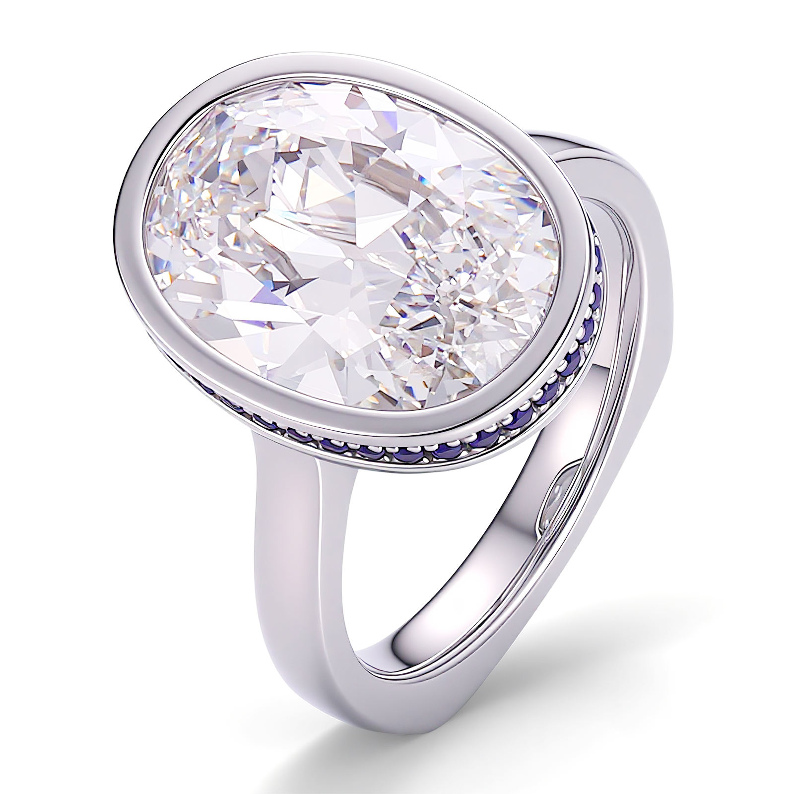 แหวนเพชรแล็บโกลด์ 10K ทองคำแท้