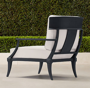 ชุดเฟอร์นิเจอร์อลูมิเนียมหล่อสำหรับลานบ้าน 5 ที่นั่ง โซฟายาวพร้อมโต๊ะกาแฟ อลูมิเนียมฟอร์จสำหรับใช้งานกลางแจ้ง - Product Image 3