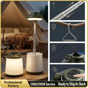 Camping Lights ABS 360 Rotating Stretchable Waterproof With Hook and Power Indicator for White & Warm RGB Atmosphere Hiking Lamp - Product Image 6