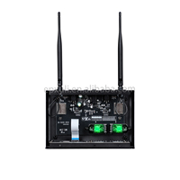 Système de microphone sans fil infrarouge à 2 canaux M-5102 avec tube électronique, 200 fréquences sélectionnables pour karaoké et scène en direct