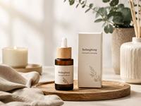 Flacons compte-gouttes cylindriques transparents personnalisés de 5 ml, 10 ml, 15 ml, 20 ml, 30 ml avec bouchon couronne pour sérum et huiles essentielles