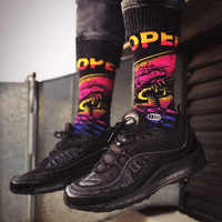 Chaussettes de sport 3D pour hommes, chaussures de basket-ball, avec impression numérique, en couleur, 360