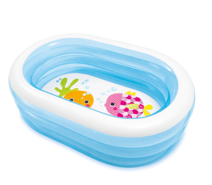 <span class=keywords><strong>INTEX</strong></span> Piscina familiar <span class=keywords><strong>ovalada</strong></span> transparente Piscina de agua para niños Piscina de bolas de océano inflable 57482 - Product Image 1