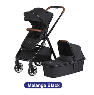 Melange schwarz