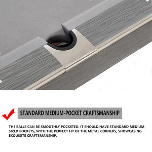 โต๊ะพูลมิสเตอร์ซุง ปี 2025 ขายดี ราคาถูก คุณภาพสูง ทำจากไม้เนื้อแข็งและแผ่นหินชนวน โครงเหล็กแรสซอน - Product Image 2