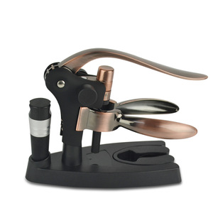Rabbit Shaped Bottle Opener Zinc Alloy Lever Type Household Wine Opener Gift Set Durable Classic Style - Product Image 1