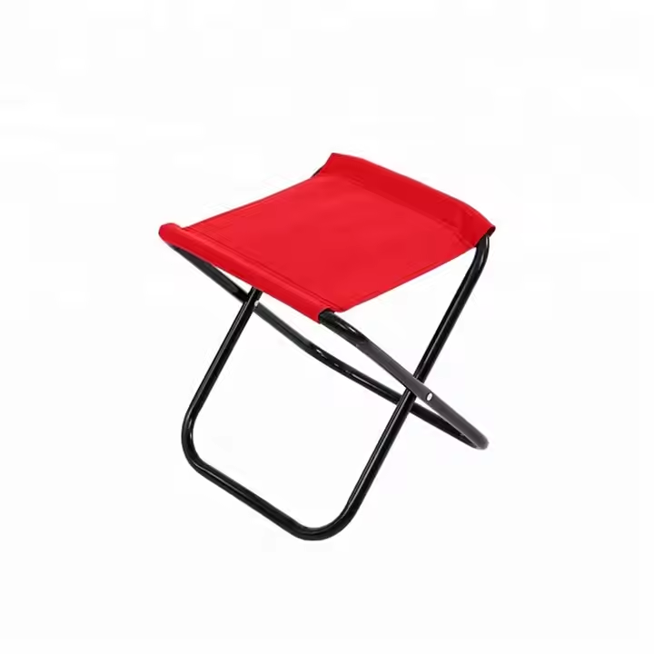 2024 Customizable Logo Portable Steel Frame Oxford Fabric Folding Chair Camping Beach Fishing Multi-Purpose Stainless Steel