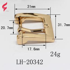 Herrajes de Moda al por Mayor para la Fabricación de Bolsos, Hebillas Metálicas Libres de Níquel, Hebillas Pequeñas Doradas para Bolsos y Cinturones - Product Image 3