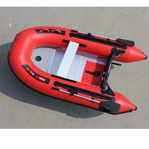 Bateau gonflable certifié CE avec moteur à bas <span class=keywords><strong>prix</strong></span> Matériau pour la pêche en lac Type de puissance avec plancher en fibre de verre en aluminium - Product Image 4