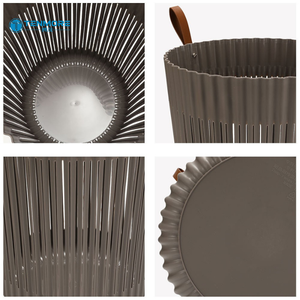 Panier à linge respirant ajouré, panier à linge sale antidérapant pour la maison - Product Image 4