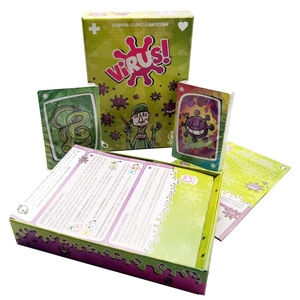 Jeu de cartes Virus pour les 14 ans et plus, jeu familial interactif avec cartes en papier couché - Product Image 1