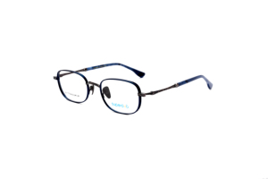 Superovo-Gafas ópticas cuadradas de titanio unisex con montura completa, gafas de lectura de lujo ligeras, patrón impreso multicolor bajo - Product Image 5