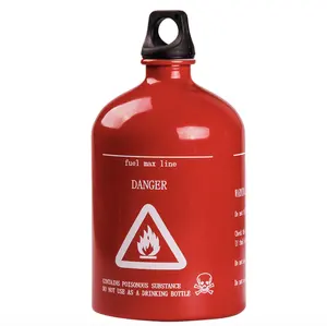 SOLO WILD Multi Fuel Tank/Petrol/Gasoline/Kerosene 1000ml Fuel Bottle TANK for Hiking Outdoor Stove Burner