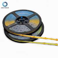 Lampu Strip LED COB Satu Warna, Pita LED Kontinu untuk Pencahayaan Kabinet Arsitektur Dekoratif
