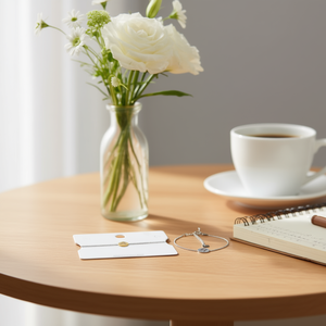 Bracciale in Acciaio Inossidabile con Lettera A, Catena Moda con Targhetta Singola da 1 cm, Gioielli - Product Image 3