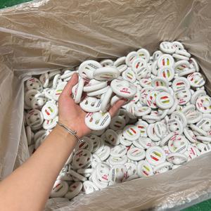 Etiqueta Antirrobo E-Bit de 50 mm, Circular, Blanca, de ABS, con Pin, Sistema EAS, para Tiendas de Ropa, Suministro Directo de Fábrica - Product Image 6