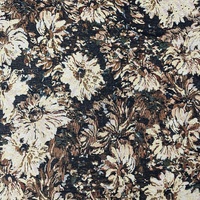 Tournesol chrysanthème fil teint concepteur luxe Jacquard Polyester tissu pour la maison Textile nappe sacs