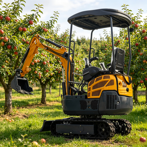 Miniexcavadora HT15 PRO de 1.5 Toneladas de Alta Calidad |    Cadena de Goma, Compatible con Enganche Rápido Hidráulico, en Venta - Product Image 1