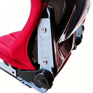 Asiento de Carreras Jabel, el Más Vendido, Universal, Rojo/Azul, Tela de Fibra de Carbono, Reclinable, Tipo Bucket Doble - Product Image 5