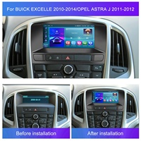 Radio de Auto Podofo de 7'' con Android 13, 2+64GB, Carplay, Android Auto, GPS, 2 Din, para Buick Excelle 2010-2014/Opel Astra J 2011-2012