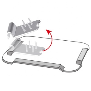 ORNAMIN Plastic One Hand Multifunction Rectangle Kitchen <b>Tool</b> Cutting Support Device-Adaptive Cooking Aid Non-Slip <b>Board</b> - Product Image 4