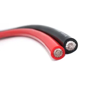 Máquina de soldadura de Cable de soldadura de goma Flexible de fábrica de alta calidad Cable eléctrico de cobre de potencia de bajo voltaje de un solo núcleo 100M