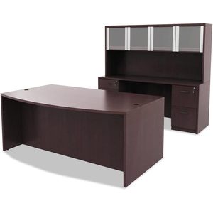 Série Alera Valencia, meuble de rangement et de classement 3/4 de 16 x 22 x 22 pouces en bois d'acajou - Product Image 3