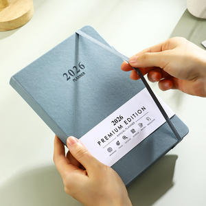 Agenda 2026 en Inglés, 365 Días, Gestión del Tiempo, Planificador Diario, Cuaderno de Tapa Dura Ecológico con Bolsillo de Cuero, Promocional - Product Image 5