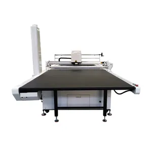 multi-layer vibrating contour cutter rolls blind fabric cutting machine for curtain factory