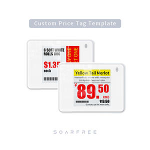 SOARFREE 1,54 "Quad Color E Paper ESL Electronic Shelf Label Etiqueta de precio para tiendas minoristas de alta visibilidad Super Markets - Product Image 5