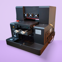 Printer UV Mini A4 Printer UV Printer Flatbed UV untuk Cetak Casing Ponsel, Pulpen, Mug, Botol, Kaca, Kayu, Logam, Akrilik