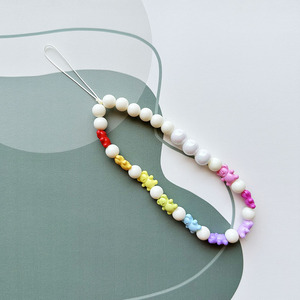 Moda creativa con catena per telefono cellulare con ciondoli e ciondoli colorati graziosi <span class=keywords><strong>gioielli</strong></span> per fotocamera - Product Image 5