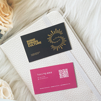 Cartes de visite de luxe A6 en papier épais au design personnalisé Cartes de vœux Bijoux Carte de remerciement pour petites entreprises