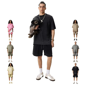T-shirt de luxe surdimensionné en coton épais 100 % personnalisé, style hip-hop délavé, pour hommes – Vente en gros - Product Image 2