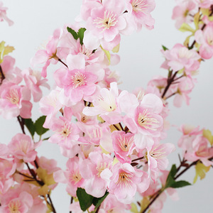 Flor de Seda de Flor de Cerezo de 3 Puntas, 69 cm, Decoración para Bodas, Accesorios para Fotografía en Exteriores, Decoración del Hogar, Reutilizable y Reciclable - Product Image 3