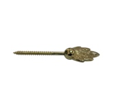Décoration de cercueil et de citerne funéraire en Zamak, style européen, durable, or et marron, pour accessoires funéraires