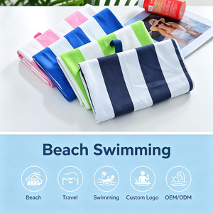 <span class=keywords><strong>Serviette</strong></span> de plage rayée en microfibre, séchage rapide, super absorbante, légère, sans sable, grande taille, pour la plage, la piscine, les voyages, vente en gros - Product Image 6