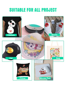 Presse à chaud portable <span class=keywords><strong>Easypress</strong></span> <span class=keywords><strong>Mini</strong></span> 2 x 3 pouces pour la sublimation sur t-shirts - Product Image 6