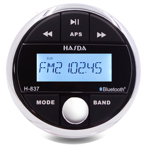 ระบบเครื่องเสียงทางทะเลสำหรับเรือ ATV H-837 วิทยุ + ลำโพง 4 ตัวขนาด 6.5 นิ้ว  BT IP66 - Product Image 3