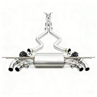 Sistema de Escape Catback de Acero Inoxidable Pulido Espejo de 1.5mm de Espesor DZ para Land Rover Defender V8 5.0T, Válvula de Escape Deportiva Automotriz