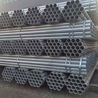Pipa Baja Galvanis Celup Panas DN50 DN65 DN80 DN100 DN125 DN150 Q235B ERW GI Pipa Bulat Panjang 6m untuk Irigasi