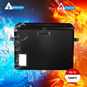 Caja de Almacenamiento para Cómics Resistente al <span class=keywords><strong>Fuego</strong></span> y al Agua, Caja para Cómics, Contenedor para Cómics Resistente a la Humedad con Cierre de Seguridad - Product Image 3