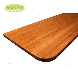 Karamell Bambus Arbeits platten, Holz Waschtische & Tischplatten für Büro Küche Esstisch