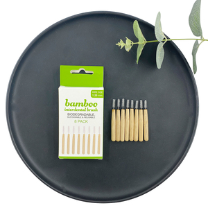 <span class=keywords><strong>Spazzolini</strong></span> <span class=keywords><strong>Interdentali</strong></span> in Bambù Ecologici e Biodegradabili, 8 Pezzi/Confezione, Riutilizzabili con Logo Personalizzabile - Product Image 3