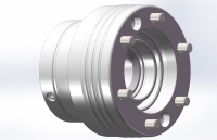 Mandrin à pince hydraulique JSK-52 A6 à trou traversant pour tournage CNC de barres et d'obus, type SK52