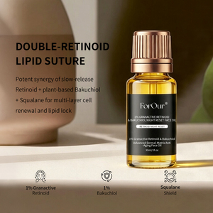 Aceite Facial con 1% de <span class=keywords><strong>Retinoide</strong></span> Granactivo y Bakuchiol, Neogénesis Dérmica de Precisión OEM, Síntesis de Colágeno Dérmico, Antiarrugas - Product Image 4