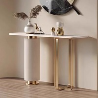 Table de console carrée en panneau de bois moderne faite à la main pour la maison hôtel salon salle à manger chambre entrée couloir pour la décoration de bureau à domicile