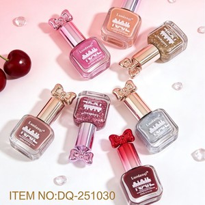 Vernis à ongles Luodanqi 24 couleurs 15 ml, design cerise, couleurs tendance pour femmes et filles - Product Image 2