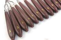 Fournitures d'art Xinbowen : 18 types de spatules de peinture à l'huile de qualité supérieure