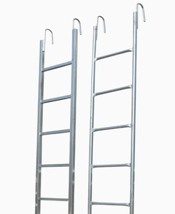 Échelle pliante robuste en acier galvanisé pour camion, capacité de charge de 250 kg, 6 marches, design moderne, usage industriel, XinXing CE - Product Image 4